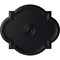 Ekena Millwork Waltz Ceiling Medallion (Fits Canopies up to 5 1/4"), 24"W x 20 1/2"H x 1 1/8"P, Steel Gray CM24WASGS - alternate 1